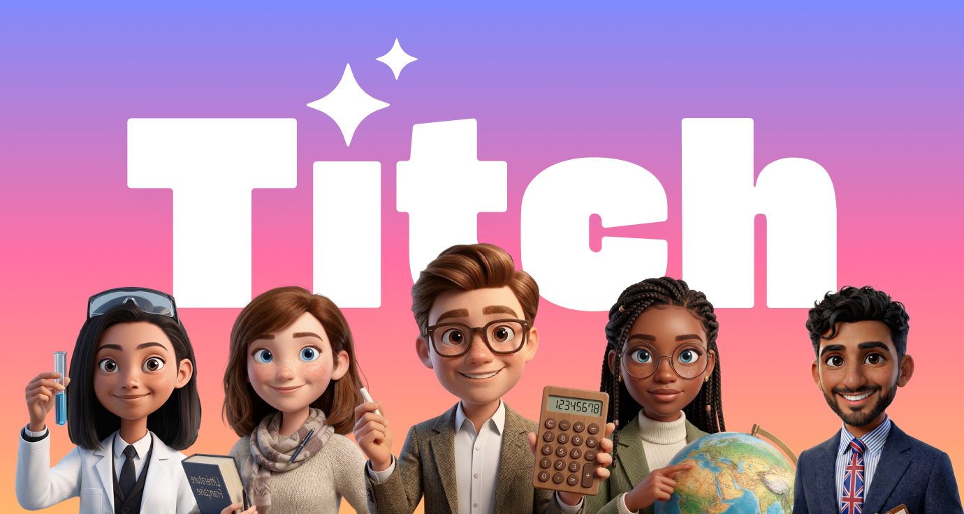 L'équipe TITCH : 7 profs IA bienveillants pour accompagner ton ado du CM1 à la Terminale